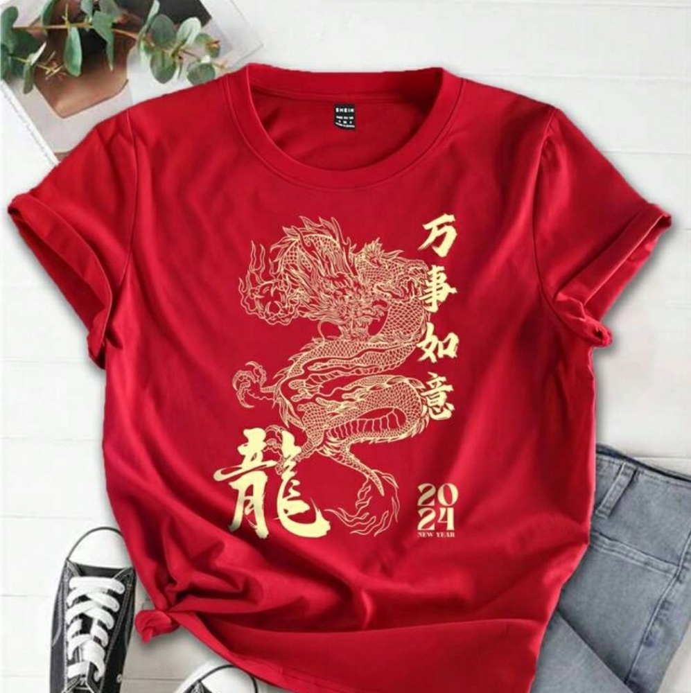 Silky soft tshirt Chinese New Year 2024